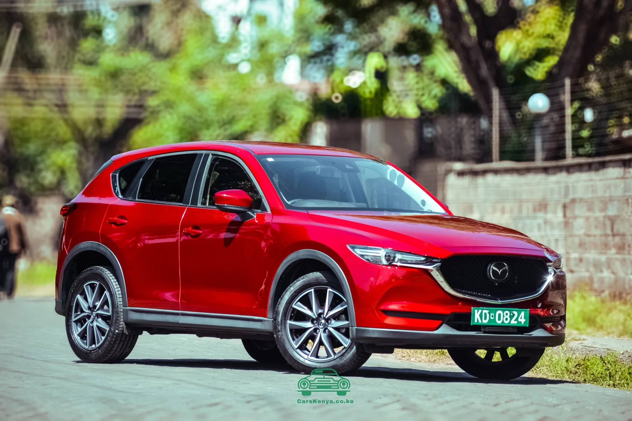 How much fuel does a CX-5 use per km?