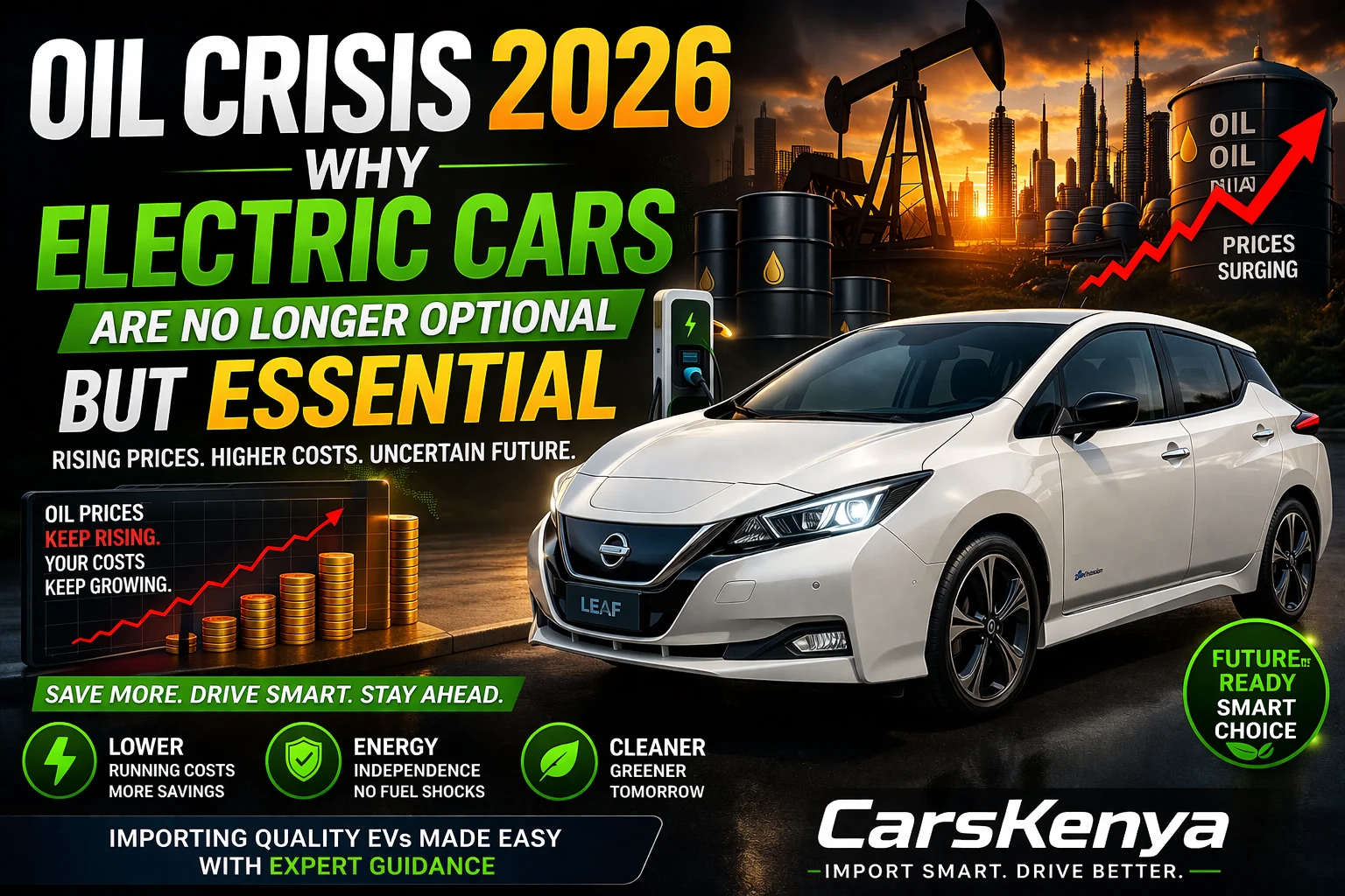 Oil Crisis 2026: Why Electric Cars Are No Longer Optional but Essential