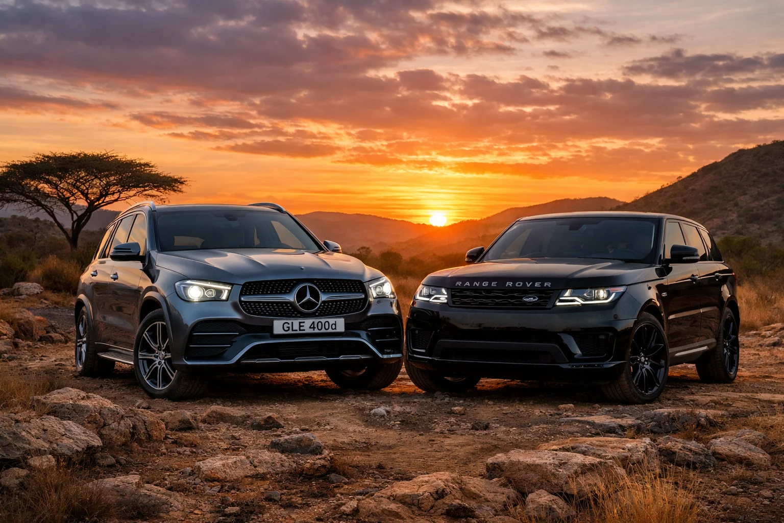Between the Mercedes GLE 400d and Range Rover Sport Which one is a Kenyan Legacy?