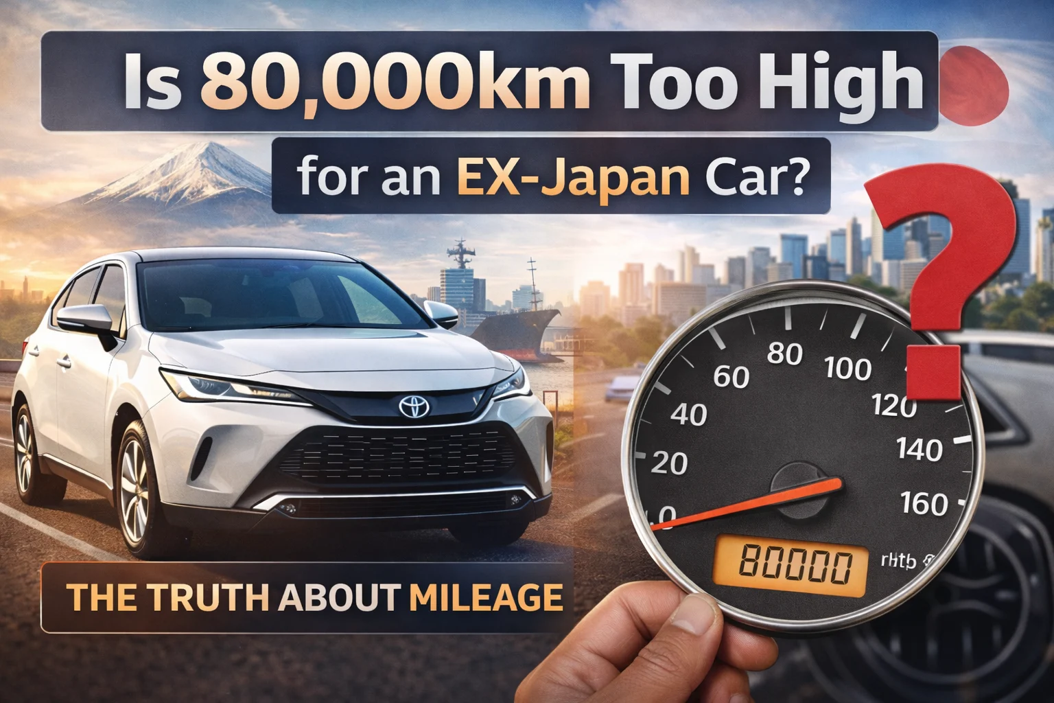 Is 80,000km Too High for an EX-Japan Car? The Truth About Mileage