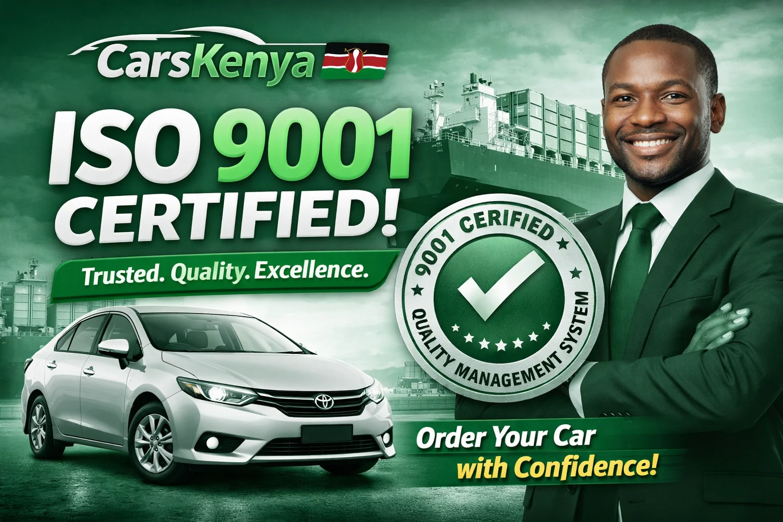 CarsKenya Achieves ISO 9001-2015 Certification