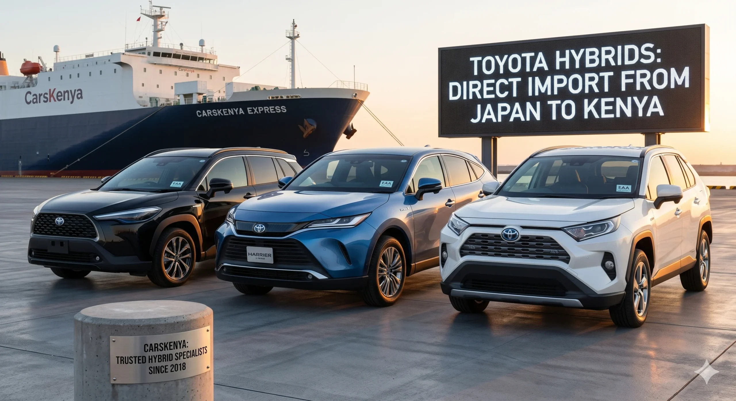 The Future of Driving: Top 5 Toyota Hybrid Cars to Import from Japan to Kenya in 2026