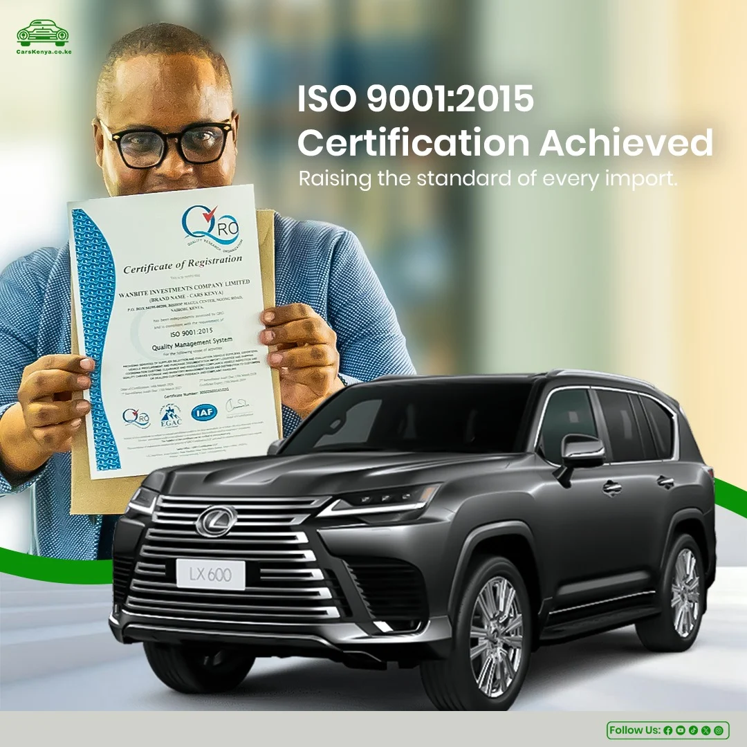 Impact of ISO 9001 Certification in Car Imports to Kenya